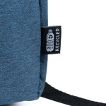Rugzak van 600D gerecycled polyester met laptopvak kleur koningsblauw detailweergave 3