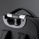 Trolley en rugzak van 300D polyester voor 17 inch laptop kleur zwart detailweergave 1
