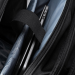 Trolley en rugzak van 300D polyester voor 17 inch laptop kleur zwart detailweergave 2