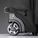 Trolley en rugzak van 300D polyester voor 17 inch laptop kleur zwart detailweergave 3