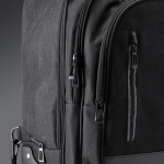 Trolley en rugzak van 300D polyester voor 17 inch laptop kleur zwart detailweergave 4
