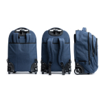 Trolley en rugzak van 300D polyester voor 17 inch laptop kleur zwart detailweergave 5