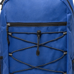 Sportieve polyester rugzak 600D met ritssluiting aan de voorkant kleur rood detailweergave 1