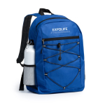Sportieve polyester rugzak 600D met ritssluiting aan de voorkant kleur rood detailweergave 5