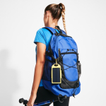 Sportieve nylon rugzak met zijvakken van mesh kleur rood detailweergave 1