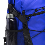 Sportieve nylon rugzak met zijvakken van mesh kleur rood detailweergave 4