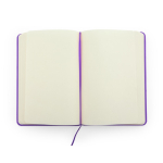 Notitieblok met harde polipel kaft en bladwijzer A5 blanco pagina's detailweergave 2