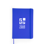 Notitieblok met harde polipel kaft en bladwijzer A5 blanco pagina's hoofdweergave