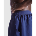 Sportbroek van elastische stof 100 g/m² Roly Direct Murray kleur marineblauw detailweergave 2