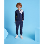 Lange sportbroek van polyester 240 g/m² Roly Direct Rodas kleur marineblauw tweede gebruiksweergave