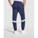 Lange sportbroek van polyester 240 g/m² Roly Direct Rodas kleur marineblauw vierde gebruiksweergave