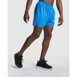 Korte sportbroek zonder binnenbroekje 140 g/m² Roly Direct Player kleur rood derde gebruiksweergave