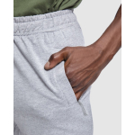 Lange trainingsbroek van katoen 280 g/m² Roly Direct Adelpho kleur marineblauw detailweergave 2