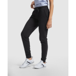 Rechte damesbroek van sweatstof 280 g/m² Roly Direct Adelpho kleur zwart vijfde gebruiksweergave