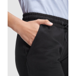 Rechte damesbroek van sweatstof 280 g/m² Roly Direct Adelpho kleur zwart detailweergave 2