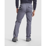 Werkbroek van katoen met elastische taille 240 g/m² Roly Safety kleur taupe grijs vierde gebruiksweergave