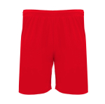 Korte sportbroek van polyester 140 g/m² Roly Direct Dortmund kleur rood tweede weergave