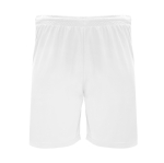Korte sportbroek van polyester 140 g/m² Roly Direct Dortmund kleur wit tweede weergave