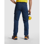 Werkjeans van katoen en polyester 370 g/m² Roly Raptor kleur jeans blauw vierde gebruiksweergave