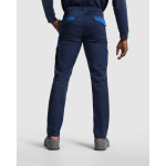 Unisex multizakkenbroek met contrast 250 g/m² Roly Trooper kleur koningsblauw vierde gebruiksweergave