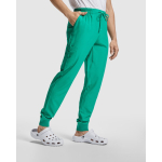 Uniseks sanitaire broek met rechte pijpen 170 g/m² Roly Fiber kleur wit derde gebruiksweergave