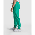 Uniseks sanitaire broek met rechte pijpen 170 g/m² Roly Fiber kleur wit vijfde gebruiksweergave