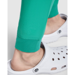 Uniseks sanitaire broek met rechte pijpen 170 g/m² Roly Fiber kleur wit detailweergave 1