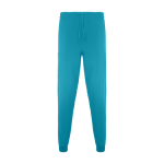 Uniseks sanitaire broek met rechte pijpen 170 g/m² Roly Fiber kleur cyaan blauw tweede weergave