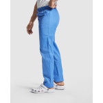 Lange uniseks zorgbroek met rechte snit 195 g/m² Roly Care kleur bondi blauw vijfde gebruiksweergave