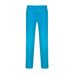 Lange uniseks zorgbroek met rechte snit 195 g/m² Roly Care kleur cyaan blauw tweede weergave