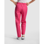 Uniseks zorgbroek met rechte snit 160 g/m² Roly Vademecum kleur roze vierde gebruiksweergave