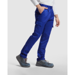 Werkbroek van polyester en katoen 240 g/m² Roly Daily kleur petrol blauw derde gebruiksweergave