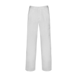 Werkbroek van polyester en katoen met logo 210 g/m² Roly Pintor kleur wit tweede weergave
