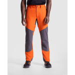Uniseks trekkingbroek met riemlussen 130 g/m² Roly Direct Bonati kleur oranje eerste gebruiksweergave