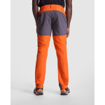Uniseks trekkingbroek met riemlussen 130 g/m² Roly Direct Bonati kleur oranje vierde gebruiksweergave