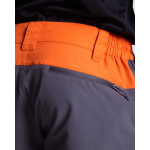 Uniseks trekkingbroek met riemlussen 130 g/m² Roly Direct Bonati kleur oranje detailweergave 2