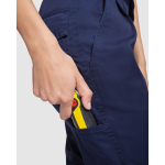 Werkbroek voor dames van polyester en katoen 240 g/m² Roly Daily kleur marineblauw detailweergave 2