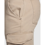 Werkbroek voor heren van katoen en elastaan 300 g/m² Roly Fonta kleur camel detailweergave 1