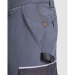 Werkbroek met meerdere zakken en elastaan 260 g/m² Roly Wall kleur zwart detailweergave 1