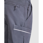 Werkbroek met meerdere zakken en elastaan 260 g/m² Roly Wall kleur zwart detailweergave 3