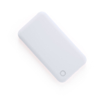 Tweekleurige powerbank met laadindicator 10.000 mAh kleur rood detailweergave 1