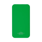 Tweekleurige powerbank met laadindicator 10.000 mAh kleur groen tweede weergave