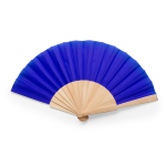 Kleurrijke waaier met polyester doek en houten spijlen kleur rood tweede weergave