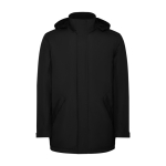 Waterdichte parka van polyester 400 g/m² Roly Direct America kleur zwart tweede weergave