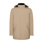 Waterdichte parka van polyester 400 g/m² Roly Direct America kleur zand tweede weergave