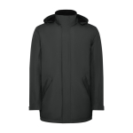 Waterdichte parka van polyester 400 g/m² Roly Direct America kleur taupe grijs tweede weergave
