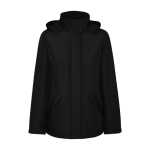 Parka van gerecycled polyester 400 g/m² Roly Direct America kleur zwart tweede weergave