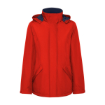 Parka van gerecycled polyester 400 g/m² Roly Direct America kleur rood tweede weergave