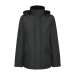 Parka van gerecycled polyester 400 g/m² Roly Direct America kleur taupe grijs tweede weergave