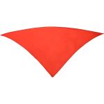 Klassieke driehoekige polyester sjaal in levendige kleuren kleur wit detailweergave 1